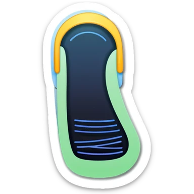 Use similar method of Egyptian non positional number system and recreate the process of a strokes and tjeethod used to write  and the incorporate the same harmony of strokes commonly practiced for this time. And representing non position number in this Egyptian  10 in modern emoji form. Heel Bone sticker