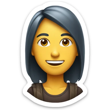 Create an emoji to indicate that you are a human and not an artificial intelligence sticker