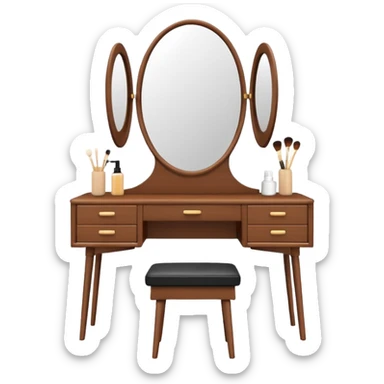 modern DRESSING TABLE sticker