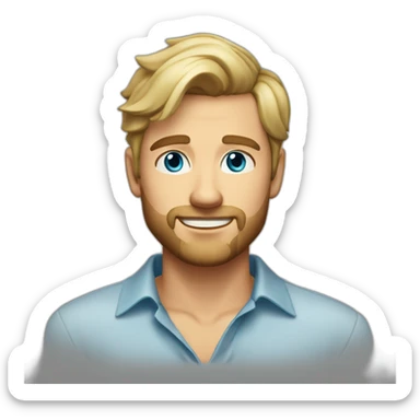 handsome-34-year-old-man-with-dirty-blonde-hair-and-kind-ocean-blue-eyes-and-a-short-cropped-beard-and-shirt sticker