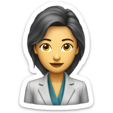 Syntia Mujer mestiza emprendedora con blazer sticker