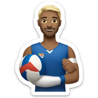 Una persona che gioca a pallavolo  sticker