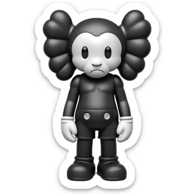 kaws  sticker