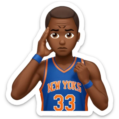  new york knicks facepalming sticker