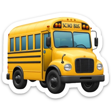 Make me an emoji of a small school us sticker