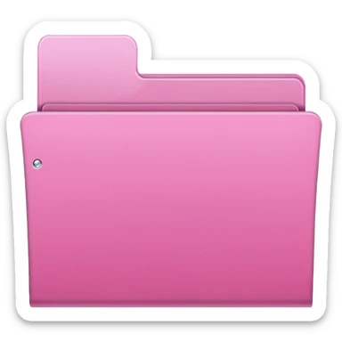 windows 10 folder light giltter pink plain folder without logo sticker