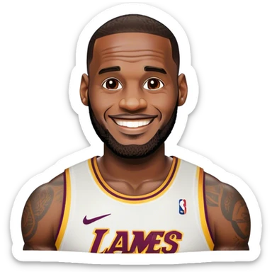 LeBron gigigity gigigty goo sticker