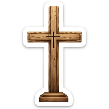 church cross sticker