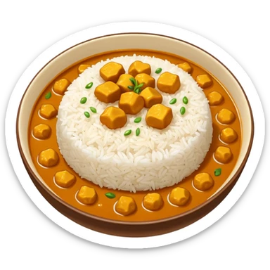 curry chawal sticker