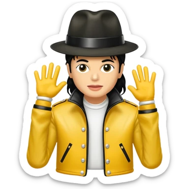 eine birne als micheal jackson verkleidet er soll eine birne sein  sticker