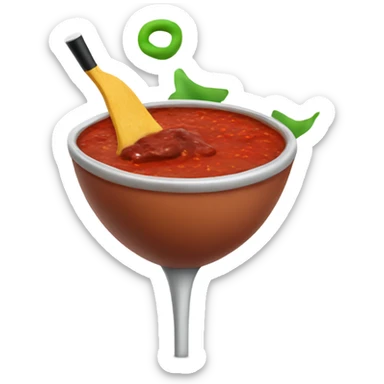 Chili dip golf shot sticker