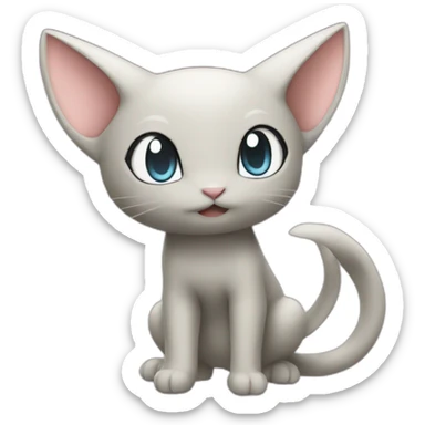 Pokémon Mew two sticker