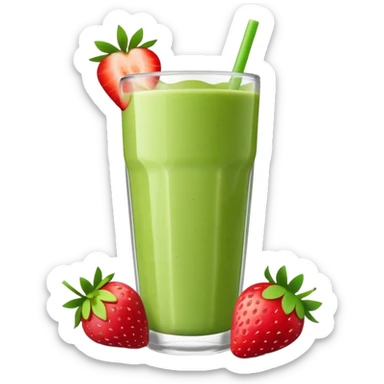 healthy food smoothie cup sticker
