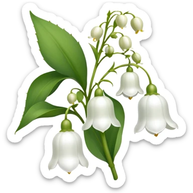 lily of the velly sticker