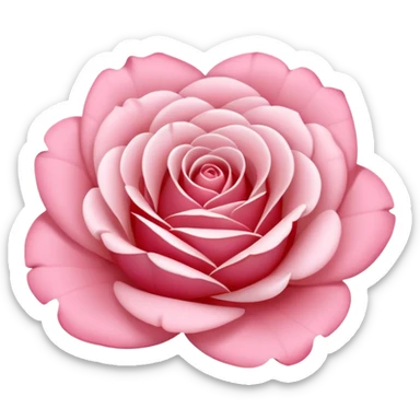 rose shape flower, no stem, no leaves, no green, now make THE FLOWER WHITE, what dont you understand about no leaves? sticker