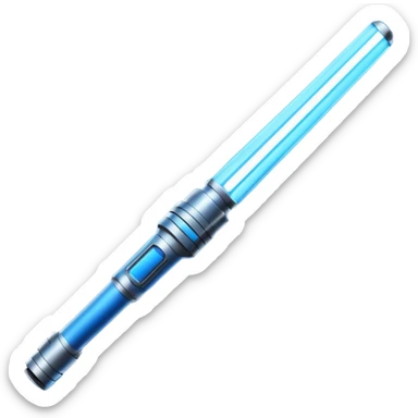 high tech space energy lightsaber sticker