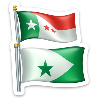 Syrien Flagge grün  sticker
