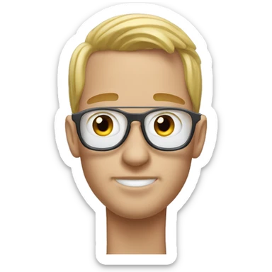 a head wearing airpods max sticker