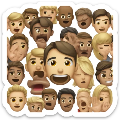 Alguien que saque la lengua sticker