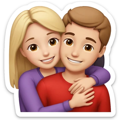 intimate moment between lovers sticker