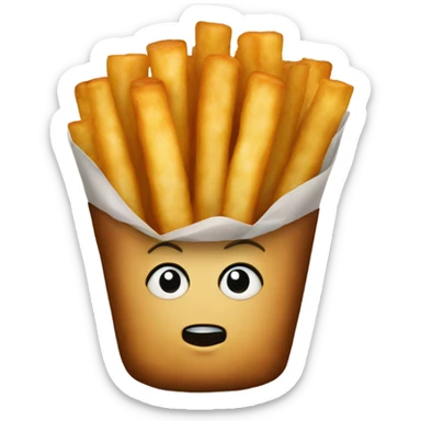 Tattoo of a hashbrown sticker