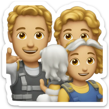 Century text sticker