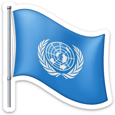 une emoticone avec un drapeau à la couleur de l'entreprise SAP sticker