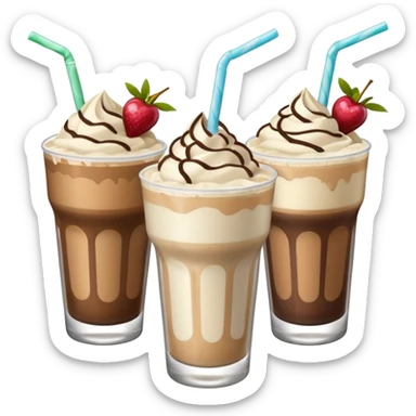 Someone chugging 4 frozen Mudslide drinks at once sticker