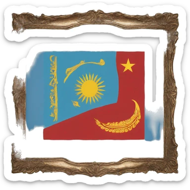 East Turkestan Flag sticker