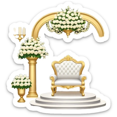 Wedding hall sticker