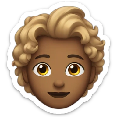 rainbow pride version of heart eyes emoji 😍 sticker