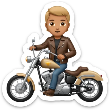 easy rider breaker morant on chopper motorcycle sticker