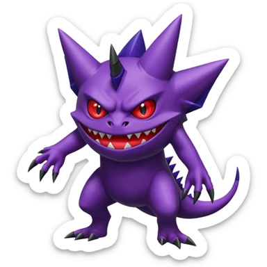 Gengar-Sableye-Genesect-fusion (full body) sticker
