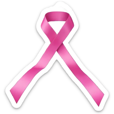 Montain with pink ruban  sticker