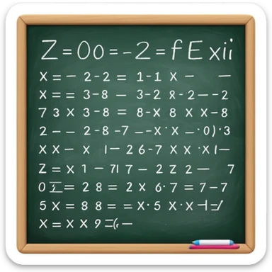 a bunch of mathematical equations sticker