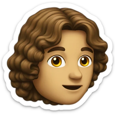 YOUNG LEONARDO DA VINCI sticker