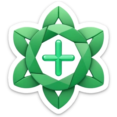 símbolo oficial da farmãcia sticker