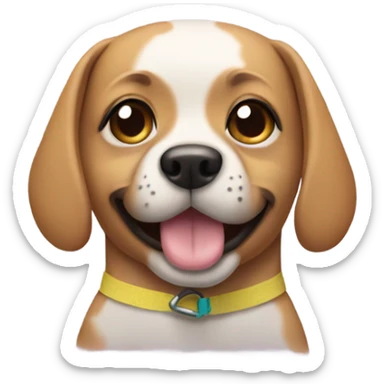 Dog wearing a bikini  sticker