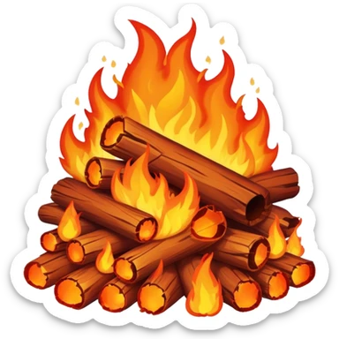 Gat being burned  sticker