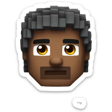 steve from minecraft sticker