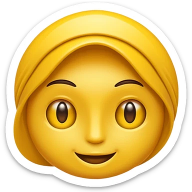 Maracujá estilizado, amarelo vibrante sticker