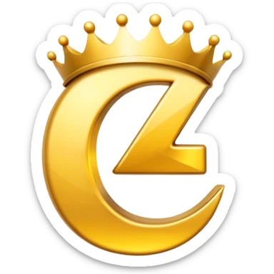 puedes crear un emoji de una corona en fusion con una Z sticker