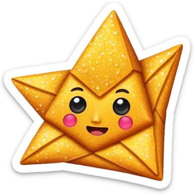 sparkly dorito sticker