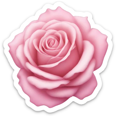 Baby pink rose  sticker