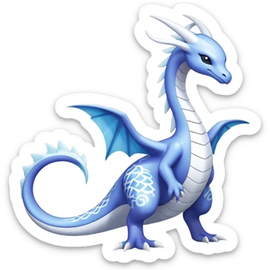 lugia-dragonair-suicune-hybrid, full body sticker
