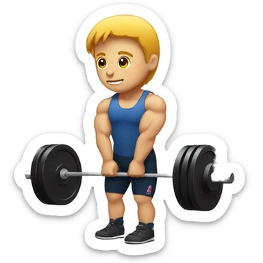 Powerlifting sticker