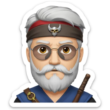 odin with eyepatch sticker