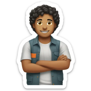 Mexican boy at Home Depot  sticker