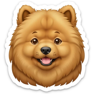 Chow Chow being cute  sticker