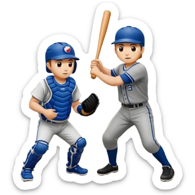 la liga de baseball es de alto nivel 
 sticker